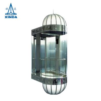450kg elevator glass round china best hotel elevator price
