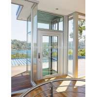 400kg villa elevator design with glass