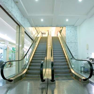 Stainless steel/aluminum shopping cart escalators